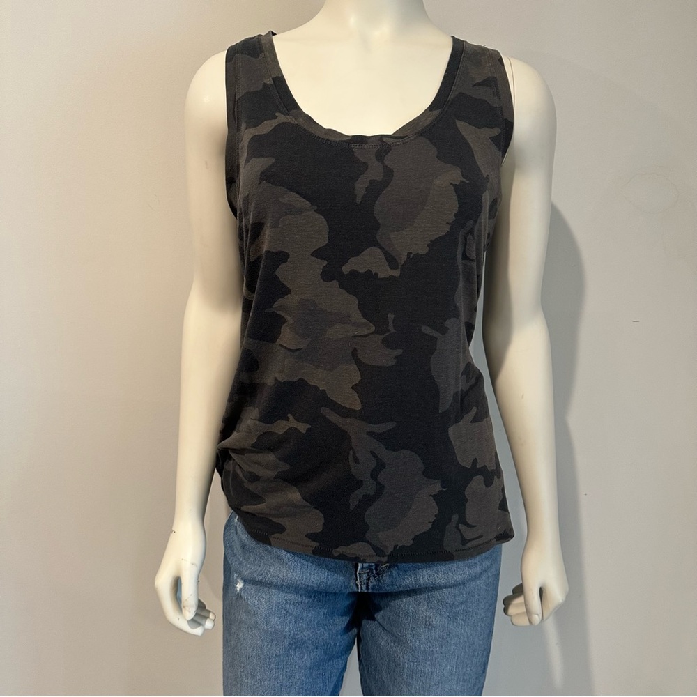 Prana Cozy Up Hemp Sleeveless Camo Tank